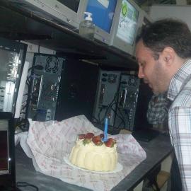 Festejabamos nuestros cumples con buenas tortas